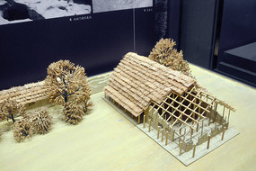 二里头夏都遗址都城建筑模型
