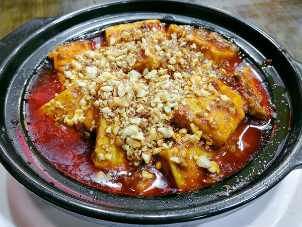 砂锅红烧豆腐 