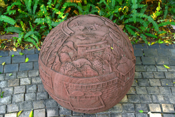 昆明名胜浮雕 大观河篆塘归舟  