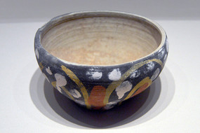 新疆吐鲁番博物馆 唐代彩绘陶碗 