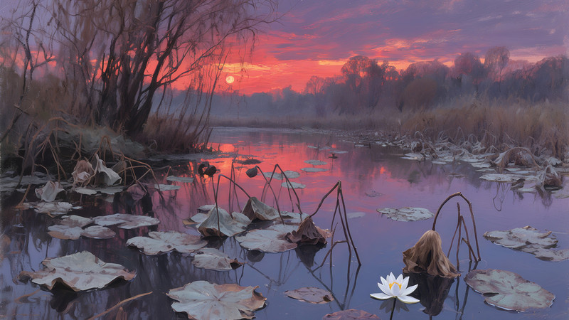 Ϧ���µ�˯���羰�ͻ�